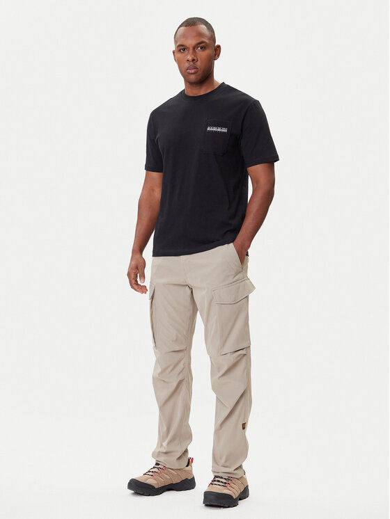 Napapijri Napapijri Camiseta S-Fanes NP0A88SE Negro Regular Fit