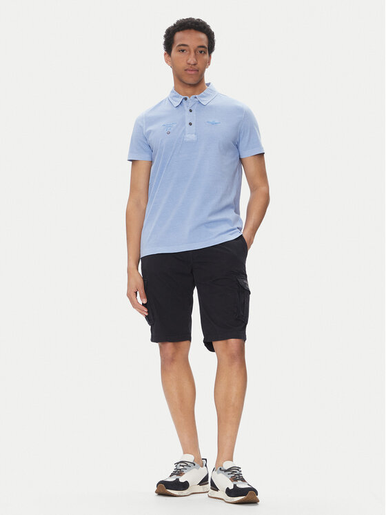 Aeronautica Militare Aeronautica Militare Polo 251PO1852J677 Celeste Regular Fit
