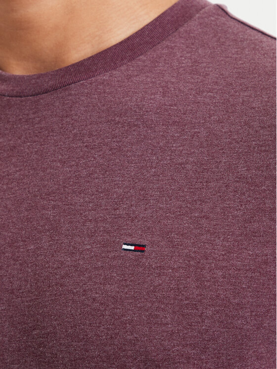 Tommy Jeans Tommy Jeans Camiseta Jaspe DM0DM20363 Violeta Slim Fit