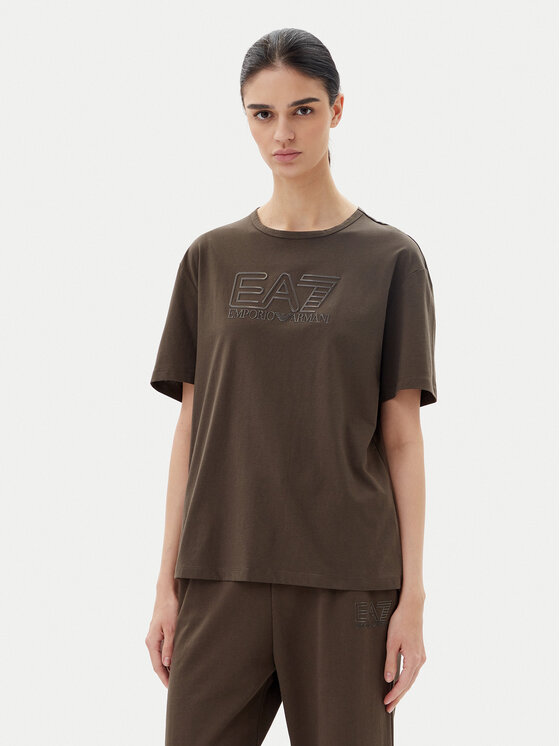 EA7 Emporio Armani EA7 Emporio Armani Футболка 7W000098 AF12503 U6139 Коричневий Loose Fit