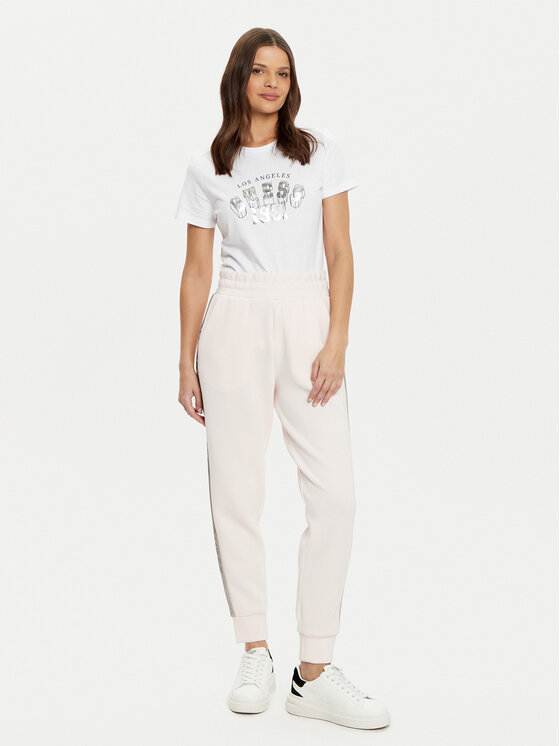 Guess Guess Футболка V5RI06 I3Z14 Білий Regular Fit