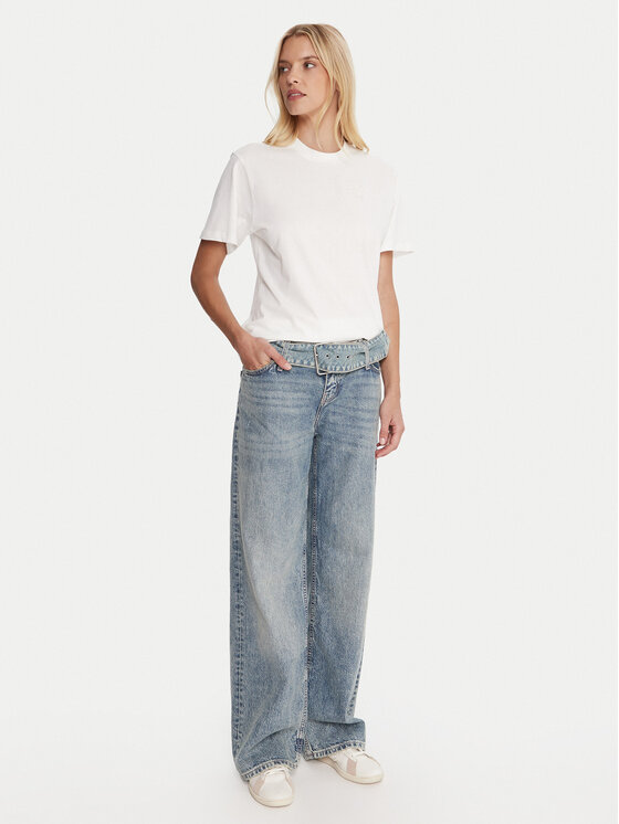 HUGO HUGO Camiseta Vintage 50550901 Blanco Relaxed Fit