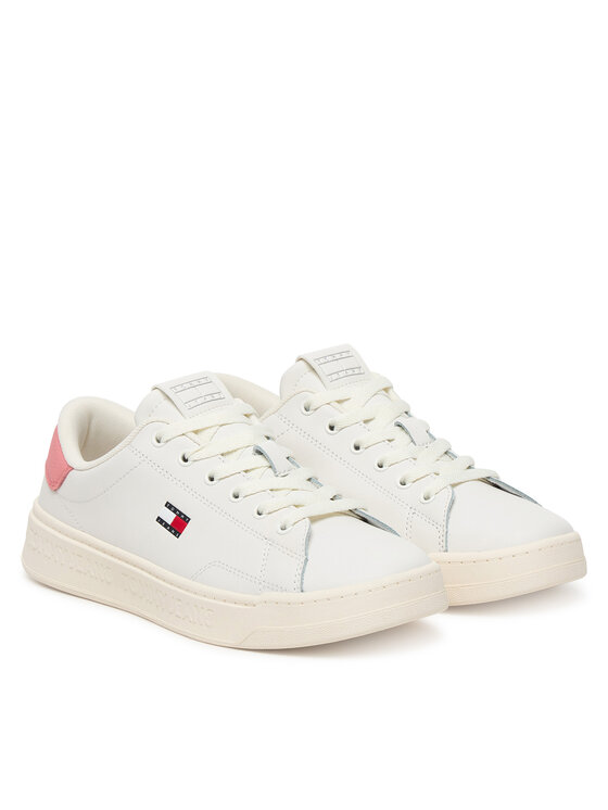 Tommy Jeans Sneakersy Tommy Jeans Tjw Script Cupsole EN0EN02960 Biela