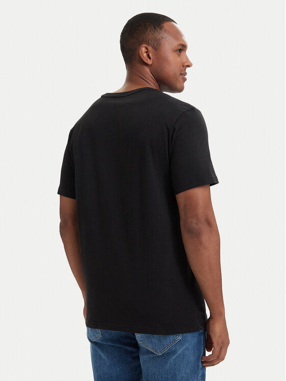 Tommy Hilfiger Tommy Hilfiger Marškinėlių komplektas UM0UM03379 Juoda Regular Fit