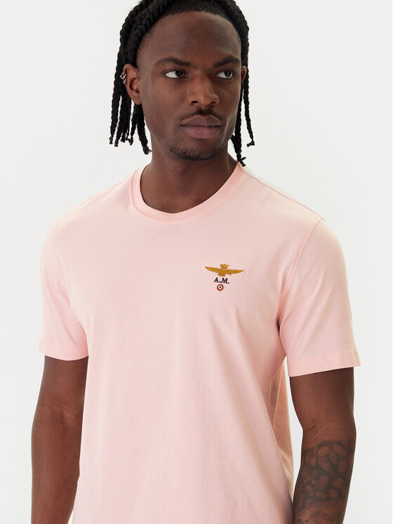 Aeronautica Militare Aeronautica Militare Camiseta 261TS1580UJ00372 Rosa Regular Fit