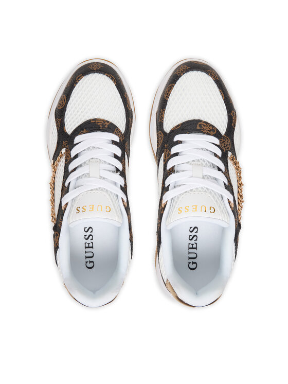 Guess Sneakersy Guess FLPHAR FAL12 Biela