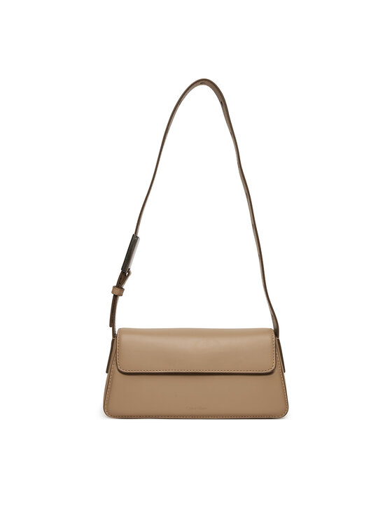 Calvin Klein Jeans Ročna torba Calvin Klein Jeans Belted Small Shoulder Bag LV04K3110G Bež