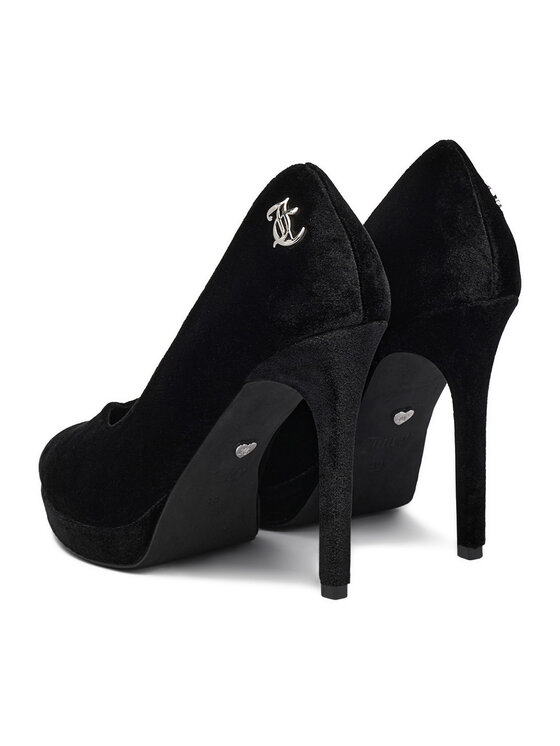 Juicy Couture Pantofi cu toc subțire Juicy Couture EO-C5168-1 Negru