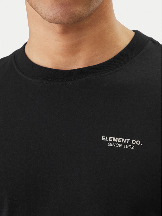 Element Element Camiseta Element Co ELYZT00603 Negro Regular Fit