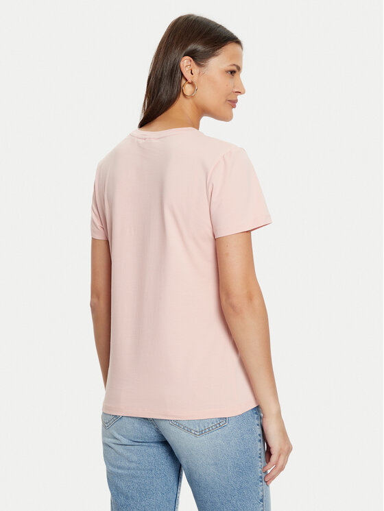 Guess Guess Футболка V5RI05 J1314 Рожевий Regular Fit
