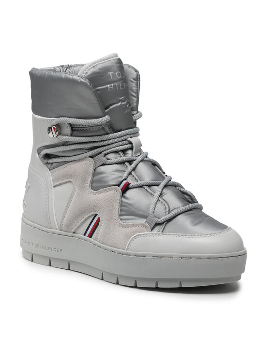 Tommy Hilfiger Sniego batai Tommy Hilfiger Snowboot FW0FW06052 Pilka