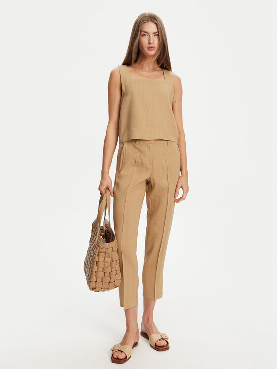 Marella Marella Top Terni 2513161055 Beis Regular Fit