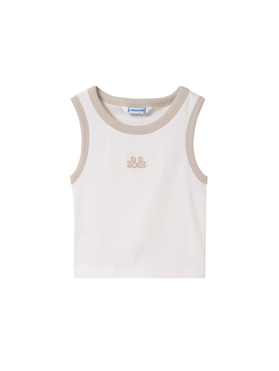 Mayoral Mayoral Top 6032 Écru Slim Fit