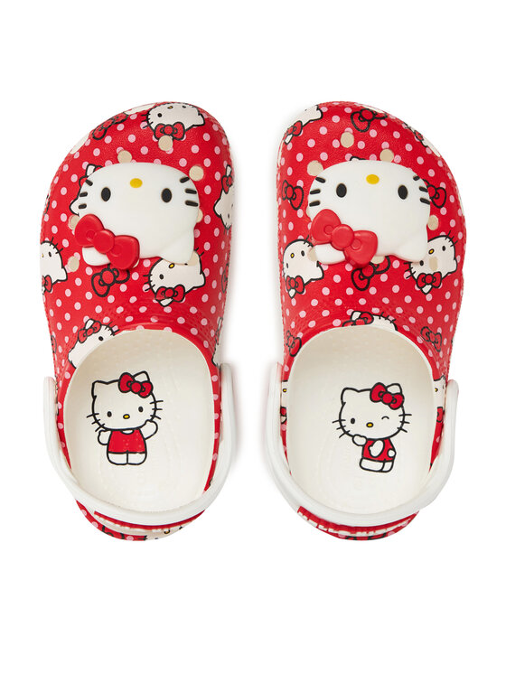 Crocs Natikače Crocs Hello Kitty Red Classic Clog K 210576 Šarena