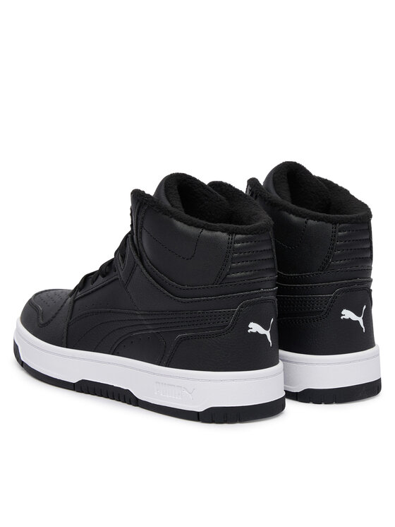 Puma Sneakersy Puma Rebound Slam Mid Wtr Jr 40880301 Czarny