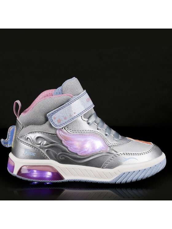 Geox Sneakersy Geox J Inek G. A J26ASA 0NFEW C1294 S Stříbrná