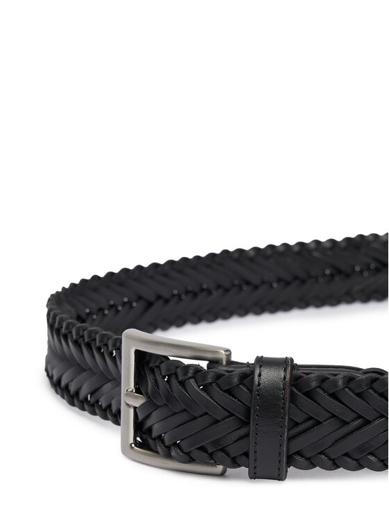 Tommy Hilfiger Remen Tommy Hilfiger Th Soho Braid 3.0 AM0AM14776 Crna
