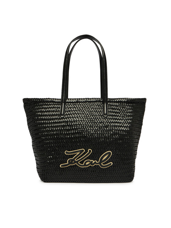 KARL LAGERFELD Ročna torba KARL LAGERFELD B2W30205 Črna