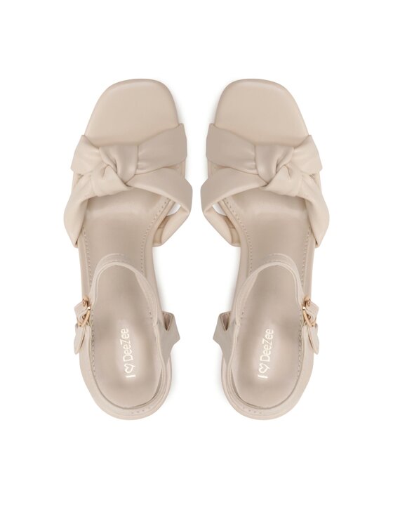 DeeZee Sandále DeeZee F20074-21 Écru