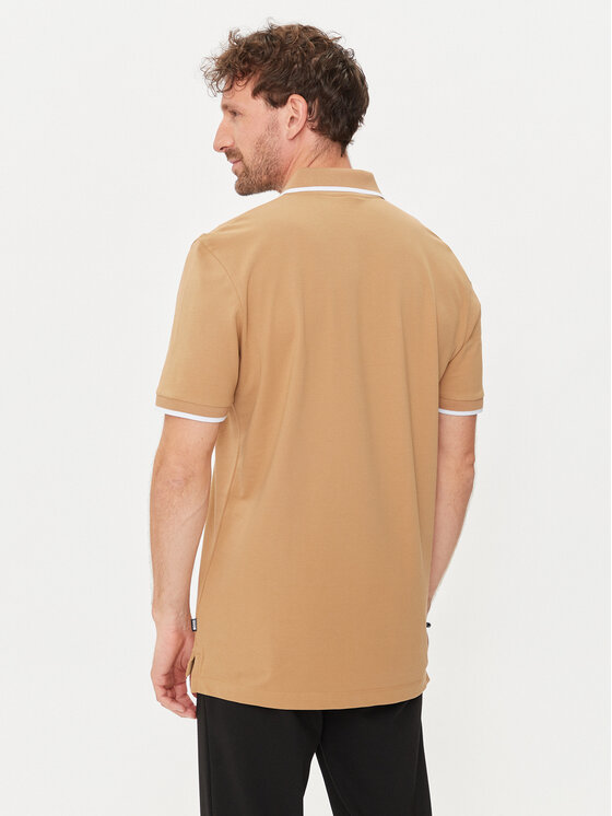 BOSS Boss Поло Parlay 190 50494697 Бежевий Regular Fit