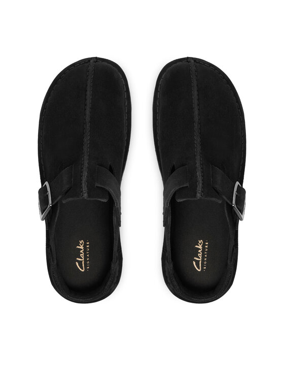 Clarks Natikači Clarks Solsbury Mule. 26184167 Črna