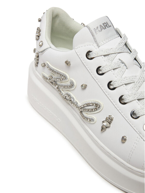 KARL LAGERFELD Sneakersy KARL LAGERFELD Ankapri KL63525 Bílá