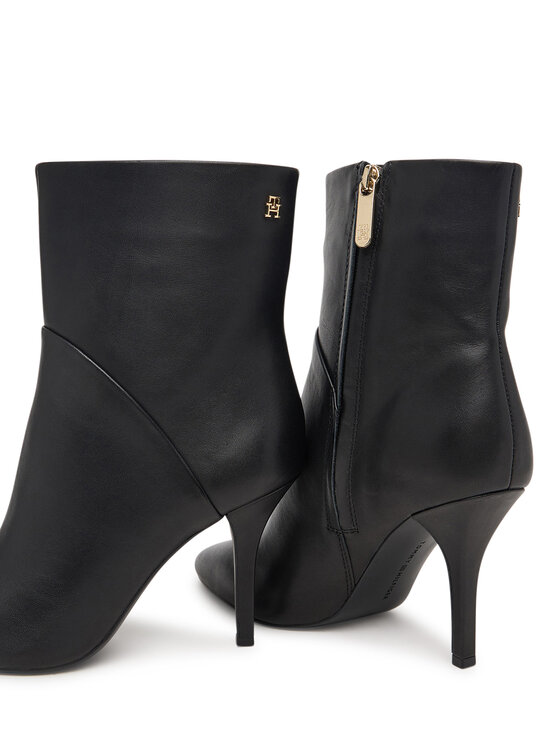 Tommy Hilfiger Stivaletti Tommy Hilfiger High Heel Clean Ankle Boot FW0FW09624 Nero