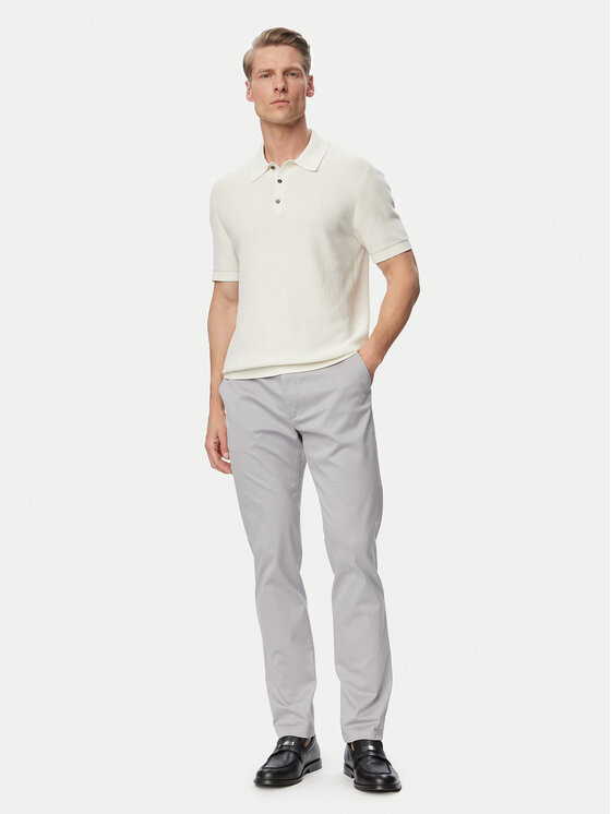 Calvin Klein Calvin Klein Polo LV04LG313G Crema Regular Fit