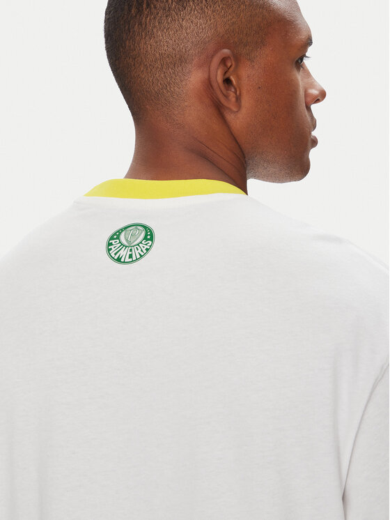 Puma Puma Футболка CWC Hoops x Palmeiras 631705 Білий Regular Fit