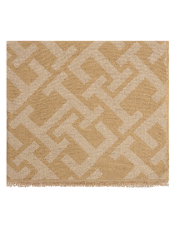 Tommy Hilfiger Chal Tommy Hilfiger Th Monogram Heavy Scarf AW0AW18051 Beis
