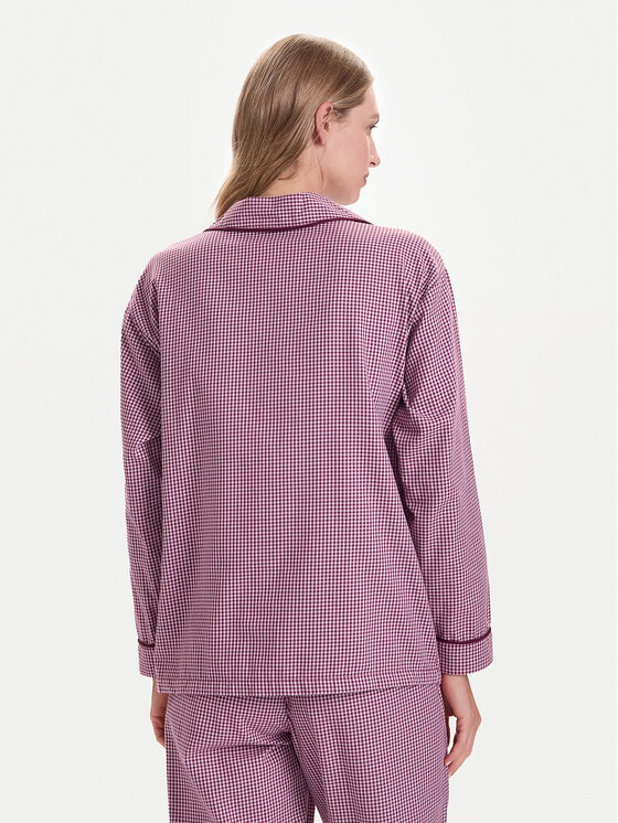 United Colors Of Benetton United Colors Of Benetton Camicia del pigiama 4MYG3M00D Bordeaux Regular Fit