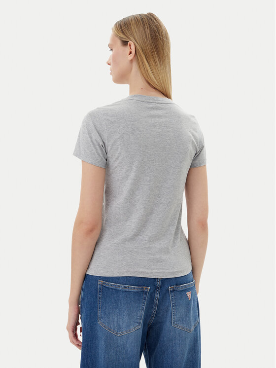 Guess Jeans Guess Jeans Футболка W4YI04 J1314 Сірий Slim Fit