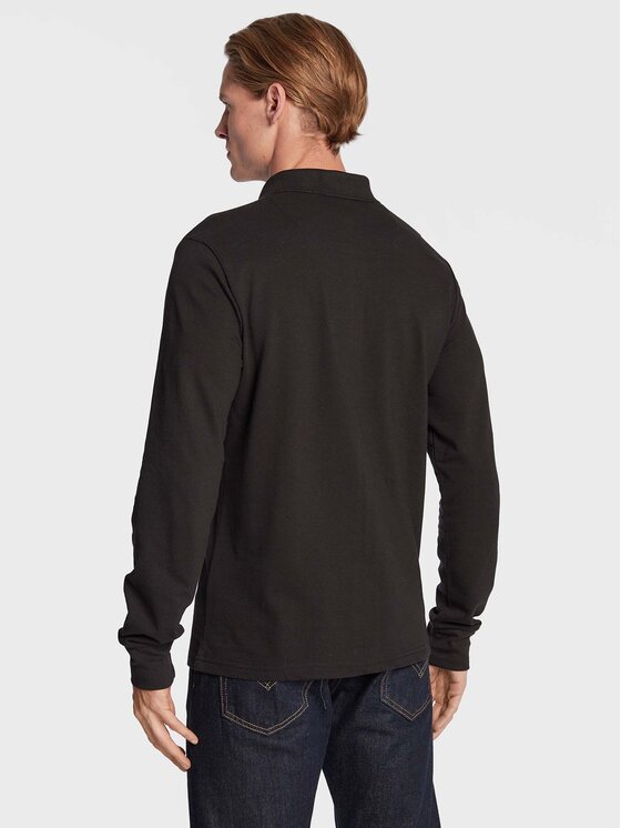Brave Soul Brave Soul Pólóing MLT-412WASHINGTN Fekete Slim Fit