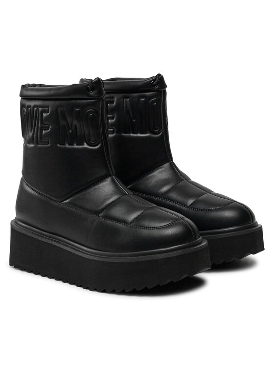 LOVE MOSCHINO Škornji LOVE MOSCHINO JA24266I0LIE0000 Črna