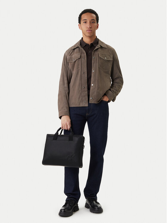 Calvin Klein Laptoptáska Calvin Klein Bold Ck Commuter LV04D3312G Fekete
