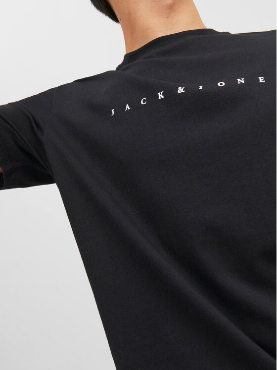 Jack & Jones Jack & Jones Marškinėliai Star 12234746 Juoda Relaxed Fit