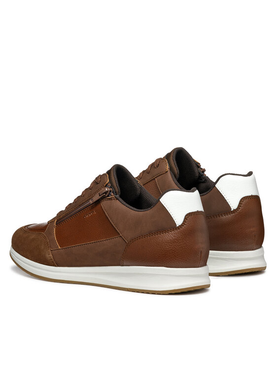 Geox Sneakersy Geox U Avery U55H5A 0EKBU C6003 Brązowy