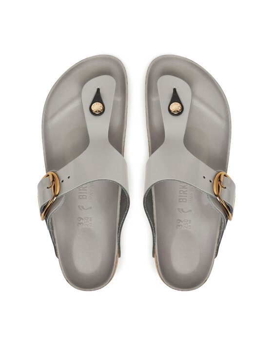 Birkenstock Chancletas Birkenstock Gizeh Big Buckle Hex 1029507 Gris