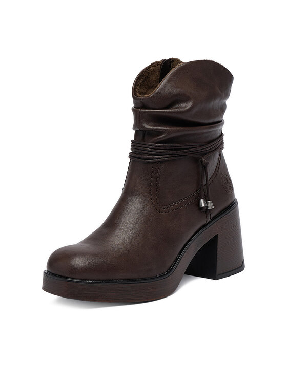 Rieker Botki Rieker CEO-58091-25 Brązowy