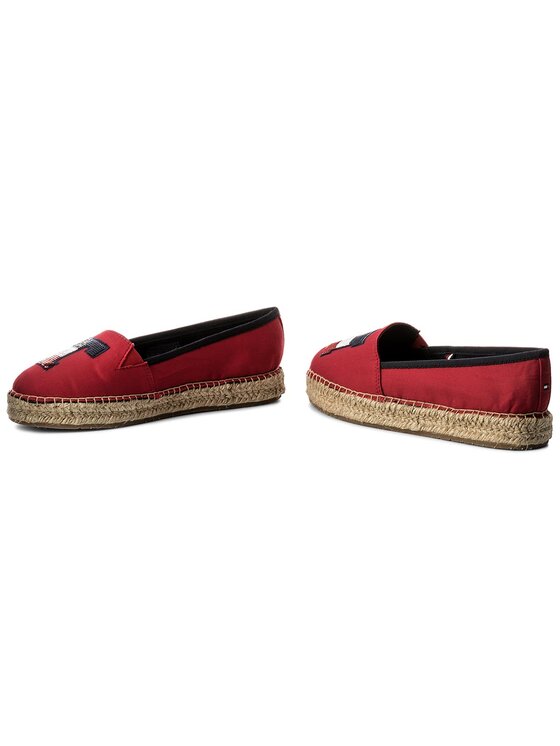 Tommy Hilfiger Espadrillas Tommy Hilfiger Th Sequins Espadrille FW0FW02412 Rosso