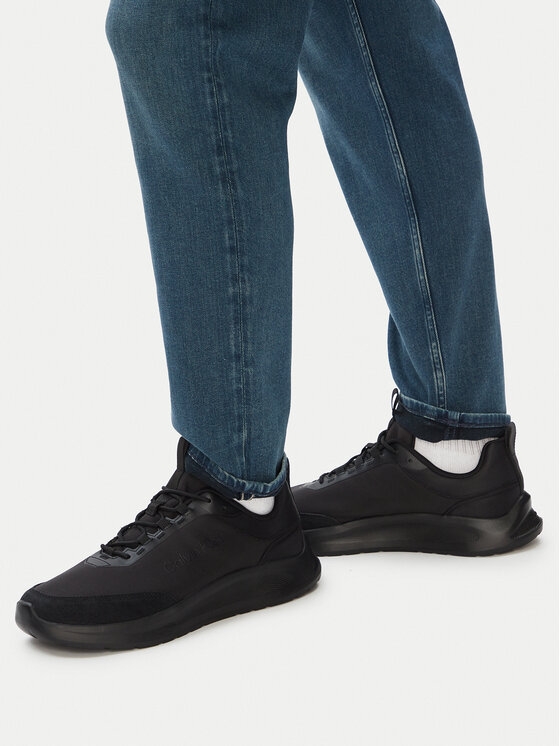 Calvin Klein Sneakersy Calvin Klein Light Eva Runn Ess Laceup Ny-Su HM0HM02342 Czarny