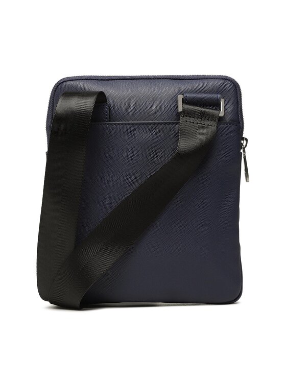 Guess Somiņa Guess Certosa Saffiano Smart HMECSA P3123 Tumši zils
