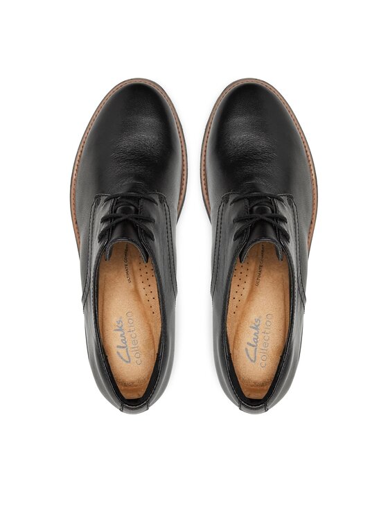 Clarks Оксфорди Clarks Sharon Rae 261754164 Чорний