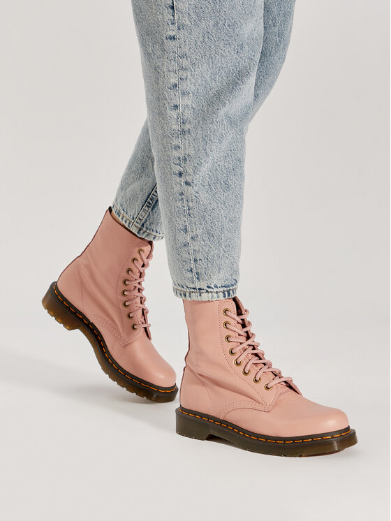 Dr. Martens Botas de combate Dr. Martens 1460 Pascal Virginia Rosa