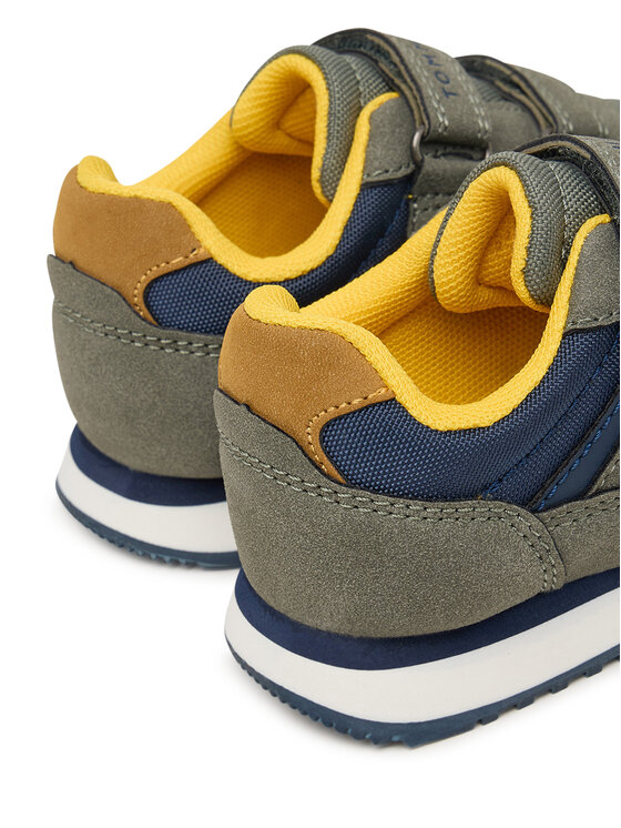 Tommy Hilfiger Sneakersy Tommy Hilfiger Low Cut Velcro Sneaker T1X9-35253-1960 M Zelená