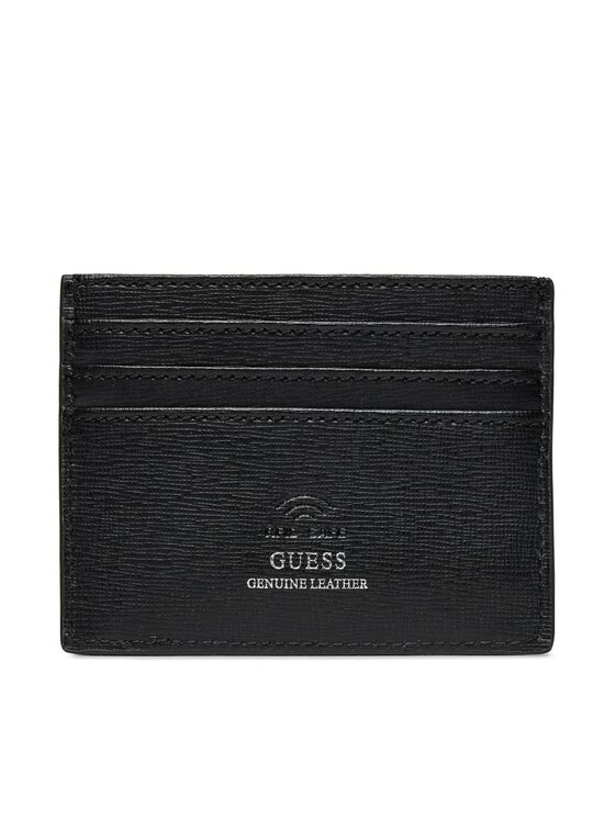 Guess Kredītkaršu turētājs Guess SMCSLE LEA25 Melns