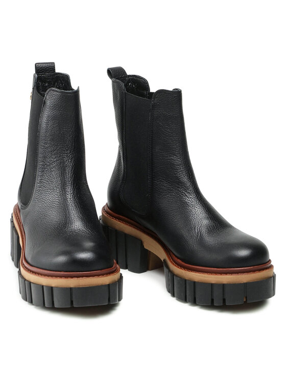 Maciejka Kotníková obuv s elastickým prvkem Maciejka 05312-01/00-6 Černá