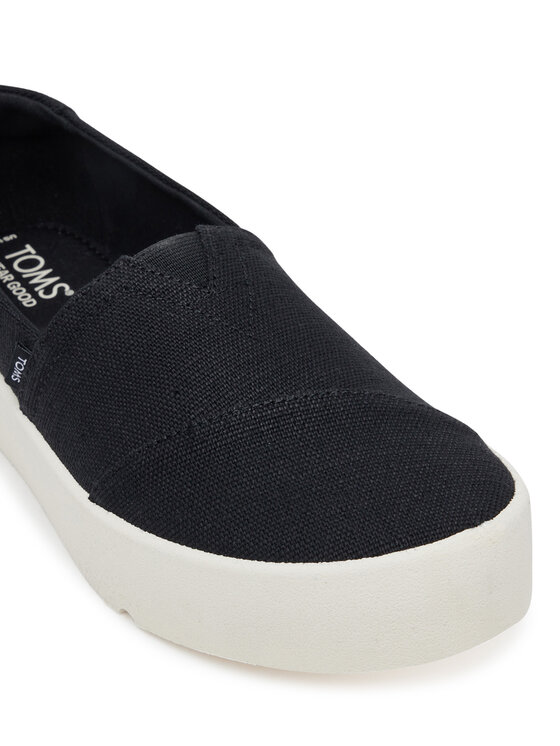 Toms Poltopánky Toms Verona Slip On 10021139 Čierna