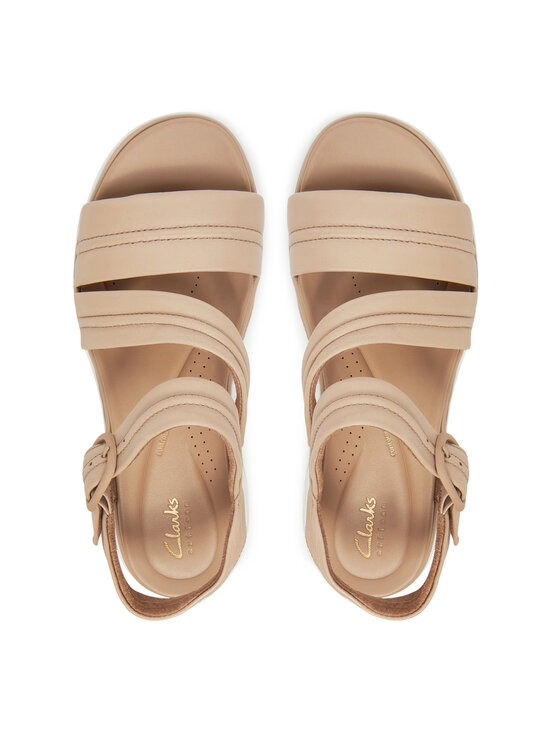 Clarks Босоніжки Clarks Tuscan Strap 26181475 Бежевий