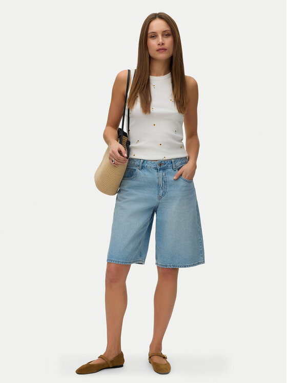 Vero Moda Vero Moda Top Naja 10341964 Bela Slim Fit